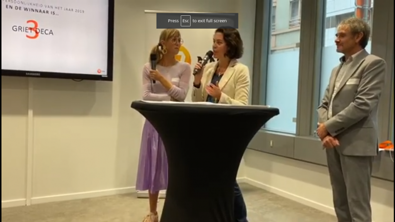 Cérémonie des awards du bonheur des belges